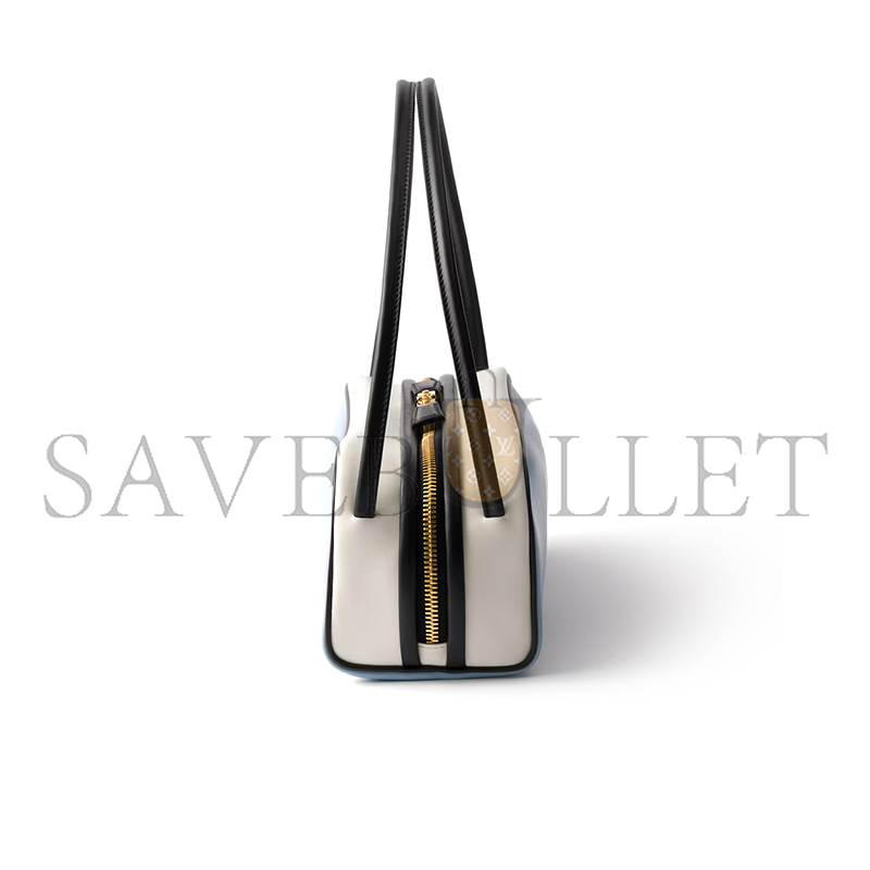 PRADA SWING SMOOTH LEATHER SHOULDER BAG 1BC249 (28*11.5*10cm)